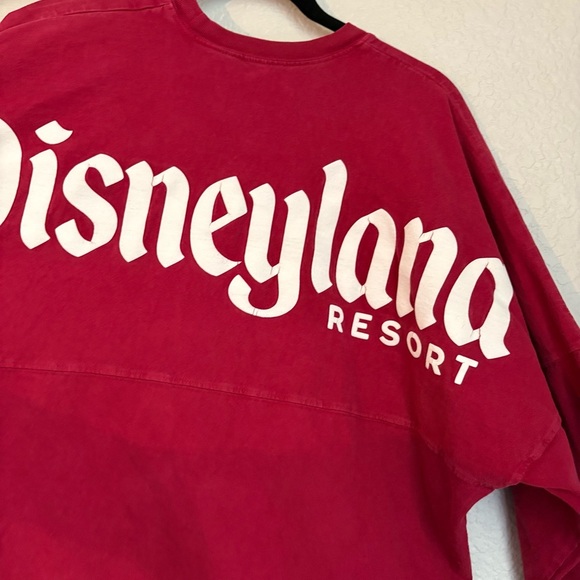 Disneyland Spirt Jersey Red Oversized Long Sleeve Park Hopper Unisex Large - Picture 6 of 14